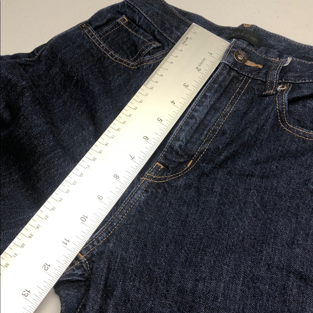LIKE NEW UNIQLO WIDE LEG STRAIGHT JEANS 24x27 ⭐️ - Picture 10 of 13
